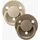 Bibs Schnuller De Lux 2er-Pack, Silicone, Vanilla/Dark Oak