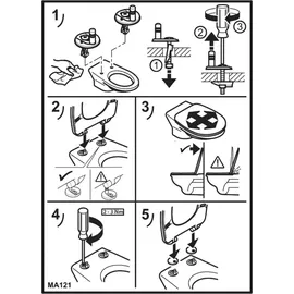 HARO Bacan WC-Sitz SoftClose Weiß
