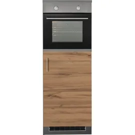 kochstation Kühlumbauschrank KS-Colmar 60 x 60 x 165 cm Grau