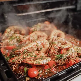 SANTOS Plancha Gusseisen emailliert