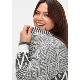 sheego Longstrickjacke grau 52/54