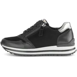 Gabor Turin Damen Weite H Schwarz/Silber 36