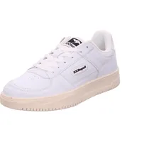 KangaROOS Unisex K-Nat Harper Sneaker, White/Jet Black, 44 EU