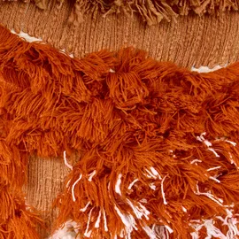Beliani Sagenia Dekokissen 45 x 45 cm Orange