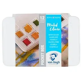 Van Gogh Pocket Box Muted Colours Wasserfarbkasten 12 Farben