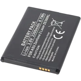 AccuCell Akku passend für Asus Zenfone 2 Laser ZE500KL, Li-Ion, 3,8V, 2300mAh, 8,7Wh