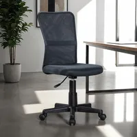 Idimex Bürodrehstuhl TODI höhenverstellbar & schwenkbar -grau ergonomischer Schreibtischstuhl
