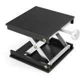 HASLED Labor Hebebühne Hubtisch Klein, 90 x 90 mm Hubtisch Labor Alu, Höhenverstellbar Laborhebebühne 25-90 mm, für Labore, Möbel, Fliesenfugen