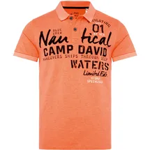Camp David Poloshirt orange XXL