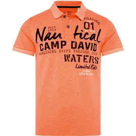 Camp David Poloshirt orange XXL