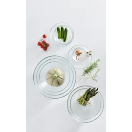 LEONARDO Cucina 6-tlg. Transparent/Weiß 10 cm