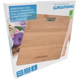 Grundig Digitale Bambus-Körperwaage