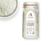 Flohsamenschalen BIO 400g im Premium Einmachglas | EDEL KRAUT - indische Flohsamenschalen frei von jeglichen Zusätzen - PREMIUM Bio Flohsamenschalen von 100% naturreinen BIO Flohsamen - psyllium husk