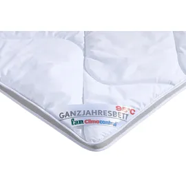 fan Microfaserbettdecke »Climacontrol®, Bettdecke in 135x200, 155x220 cm und weiteren Größen« warm Bezug Microfaser 1 Stk. tlg. mit optimierter Klimafunktion durch Lüftungsband weiß B/L: 135 cm x 200 cm