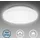 B.K.Licht Deckenlampe 1 rund 28,8 cm weiß