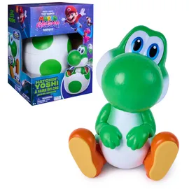 Super-Mario Hatchin' Yoshi Interaktive Spielfigur im Ei mit Sound- und Bewegungseffekten