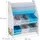 Relaxdays Kinderregal Tiere Motiv 74 x 62 x 31,5 cm mehrfarbig