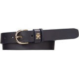 Tommy Hilfiger Essential Effortless 2.5 Leather Belt W115 Space Blue,