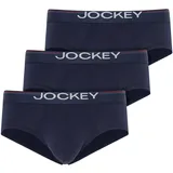 Jockey Cotton Stretch Slip 3 St. Blau XL