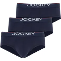 Jockey Cotton Stretch Slip 3 St. Blau XL