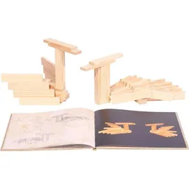 kapla france sarl KAPLA - Buch 4 Einfache und lustige Tiere Beige - LIVR4