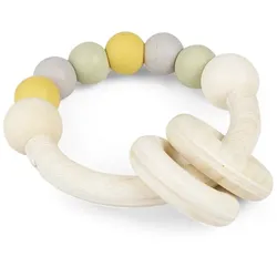 Holzgreifring mit Kautschukperlen - Wiese