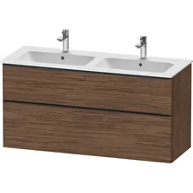 Duravit Me by Starck Doppelwaschtisch mit D-Neo Waschtischunterschrank mit 2 Auszügen B: 130 H: 62.5