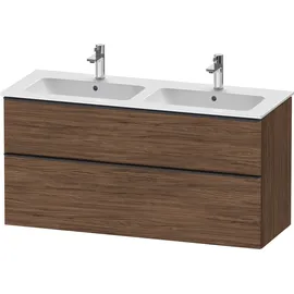 Duravit Me by Starck Doppelwaschtisch mit D-Neo Waschtischunterschrank mit 2 Auszügen B: 130 H: 62.5