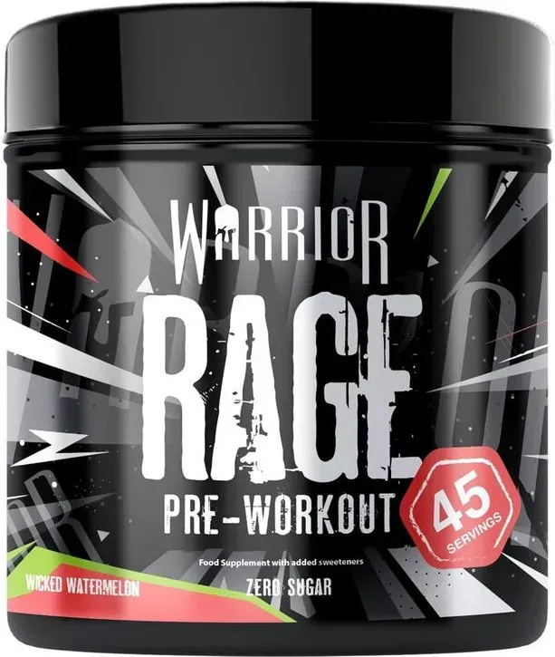 Warrior RAGE Pre-Workout-Supplement 392 g Wicked Watermelon