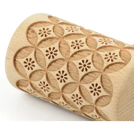 Folkroll Teigroller 3D-Motiv-Teigrolle Buchenholz, China