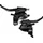 Shimano Schaltung Tourney TX800 3x8-Speed Brake/Shift Lever Set Black