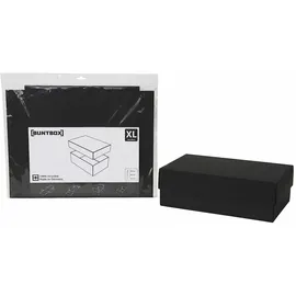 Buntbox XL Geschenkboxen 34,0 x 22,0 x 11,5 cm 12-tlg. schwarz