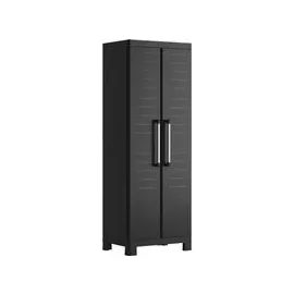 KETER Kunststoffschrank Detroit 65 x 182 x 45 cm Schwarz