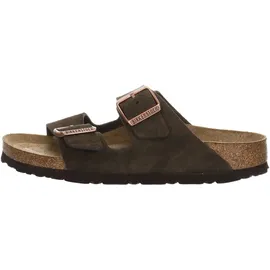 Birkenstock Arizona Mocca Weichbettung Veloursleder Schmal Unisex - Braun 40