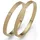 FIRETTI Trauring Schmuck Geschenk Gold 375 Hochzeit Ehering "LIEBE", Made in Germany, wahlweise mit oder ohne Brillant gelb|goldfarben 58