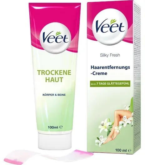 Veet Haarentfernung Cremes Haarentfernungs-Creme Trockene Haut