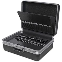 bernstein tools for electronics BERNSTEIN Service-Koffer PROTECTION XL mit 42 Einsteckfächern Koffer ohne Werkzeuge 6615