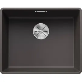 Blanco Subline 500-F felsgrau + Handbetätigung + InFino