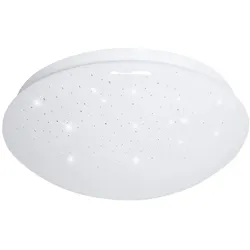 LED Deckenleuchte Deckenlampe Wohnzimmerleuchte, Sternenhimmel, Metall, weiß, DXH 21,5 x 7,8cm