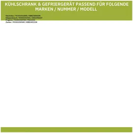 Electrolux Gefrierschublade 14000927401 Transparent