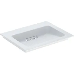 Schrankwaschtisch „One“ mit horizontalem Ablauf 60 × 48 cm  mit KeraTect®