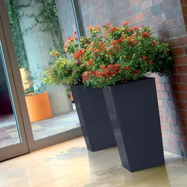 Prosperplast Urbi 49 Liter, Kunststoff, 32,5 x 32 x 61 cm Anthrazit