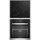 Grundig Elektro-Herd-Set mit Pyrolyse-Selbstreinigung