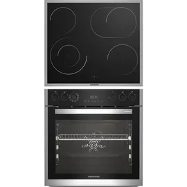 Grundig Elektro-Herd-Set mit Pyrolyse-Selbstreinigung