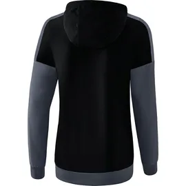 Erima Squad Tracktop Jacke mit Kapuze Damen - schwarz / 40