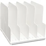 Exacompta vertikaler Sorter mit 5 Trennplatten, AutentiK Weiß
