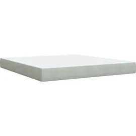 vidaXL Boxspringbett 180 x 200 cm Hellgrau