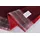 Gardinenbox Vorhang »Milano« Samt Blickdicht Schlaufenband Tunneldurchzug Blackout Bügelband kürzbar Rot 2 Stück HxB 280x135 cm, 20357