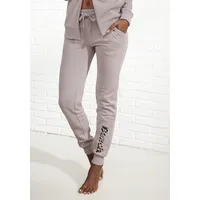 Bench. Loungewear Sweatpants mit Logodruck und Stickerei, Loungewear rosa