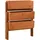 vidaXL Pflanzkübel Klappbar 60 x 14 x 75 cm Orange